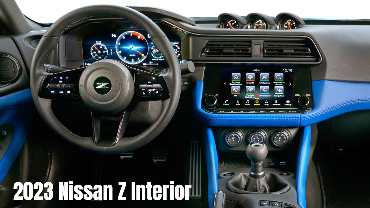 New 2023 Nissan Z Interior Cabin YouTube