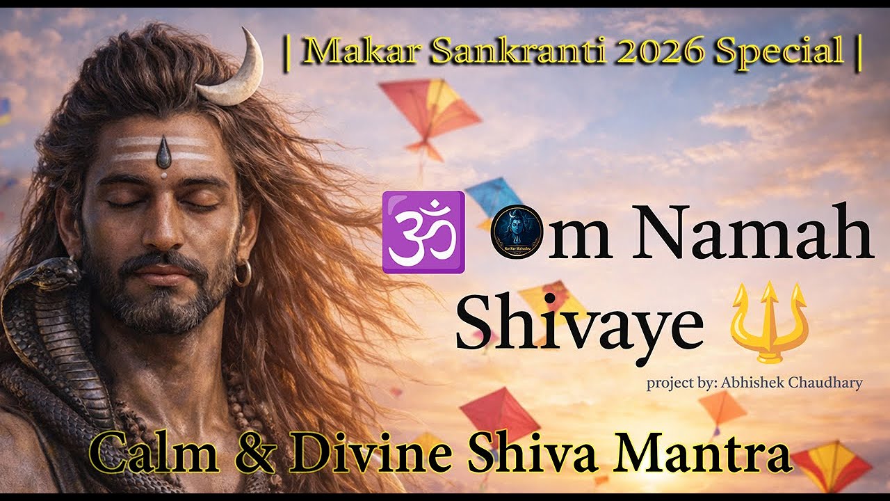 🕉️ Om Namah Shivaye 🔱 | Makar Sankranti 2026 Special | Calm & Divine Shiva Mantra