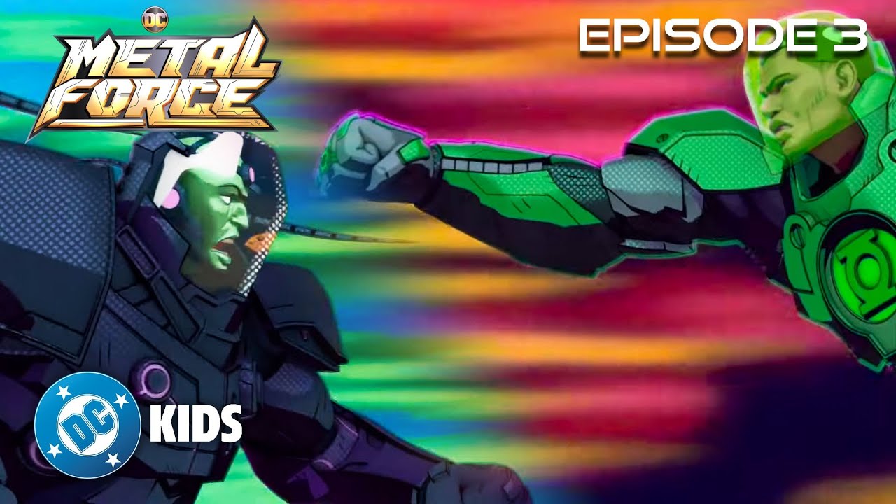 Green Lantern vs Brainiac! FULL EPISODE 3 | DC Metal Force | 