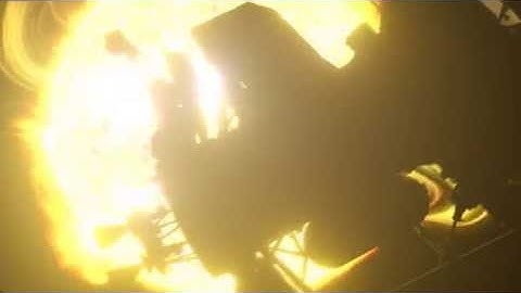 Octane Render (GPU) - bloom test with satellite/sun.