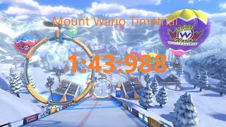 Mount Wario 1:43:988 MK8DX Personal Best