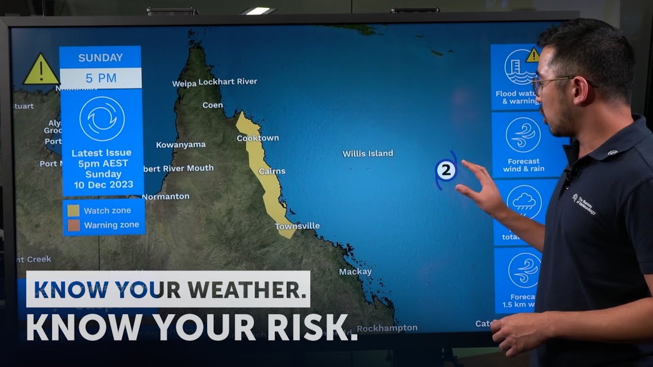 Severe Weather Update 10 December 2023: Tropical Cyclone Watch issued ...