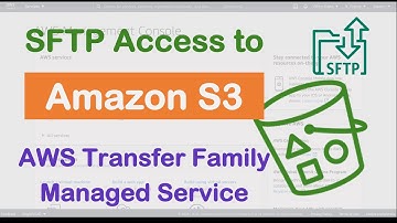 Access Amazon S3 bucket via SFTP using AWS Transfer Family | Transfer files to S3 bucket using SFTP