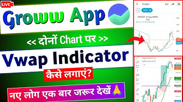 Groww Me VWAP Indicator Kaise Lagaye | Groww Chart Me Indicators Kaise Use Kare | VWAP Trading Guide
