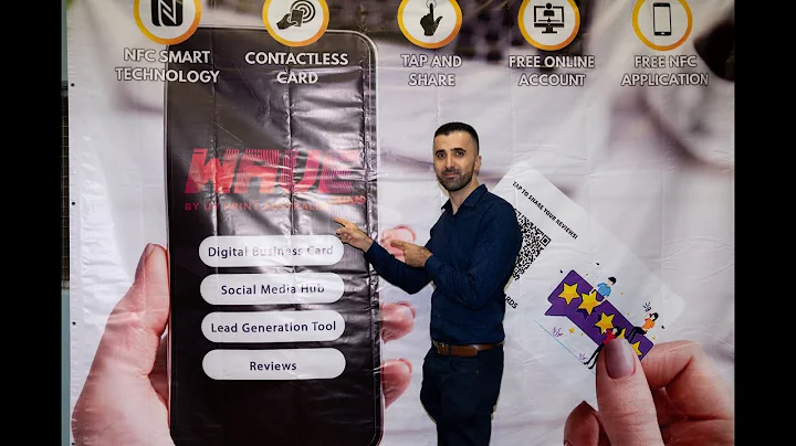 How to use the Wave NFC Cards   the future of digital business cards