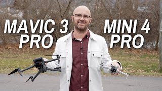 DJI Mavic 3 Pro vs Mini 4 Pro  Which drone should you buy in 2024?