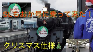 【クリスマス仕様】真岡鉄道のSLもおか号に乗って来た。