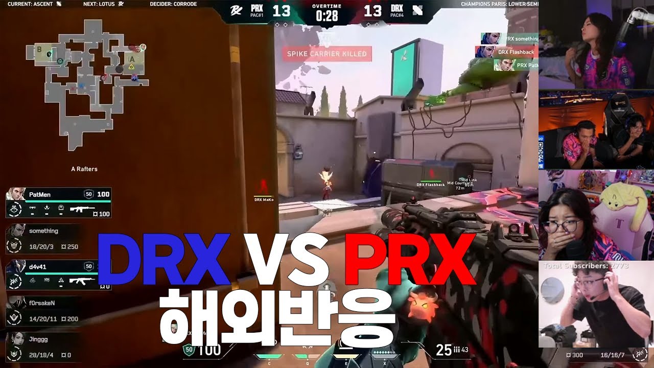 [Реакция за рубежом] [DRX против PRX] День, когда сменился король Тихого океана