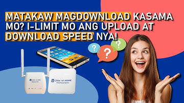 How to Limit Download/Upload speed | Globe at Home WIFI user