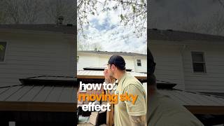 40 Second Capcut Tutorial - Easy Moving Cloud Effect! #capcut #tutorial