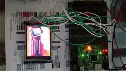 ILI9341 8bit parallel interface with PIC32