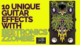10 Killer Guitar Tones with the Beetronics Zzombee Pedal! - YouTube