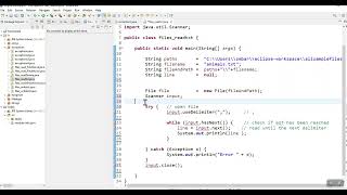 Read data stored in a .txt file in Java