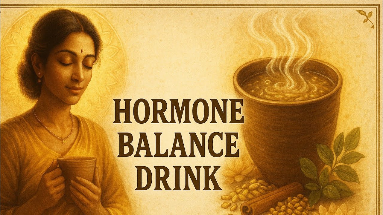 This 7-Day Drink Will Transform Your Hormonal Health|PCOS, Skin | Ayurveda’s Ancient Healing Method