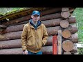 Rebuilding a log cabin on canadian wilderness island  s2 ep 8