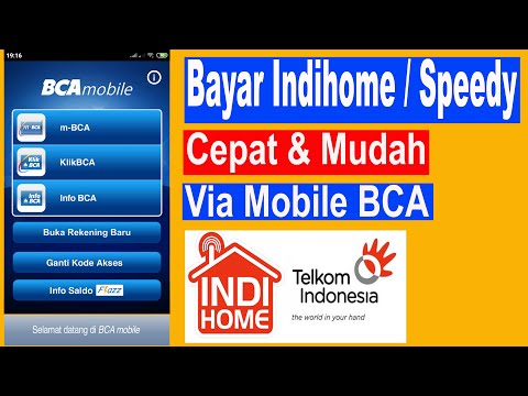 cara bayar indihome via bca mobile