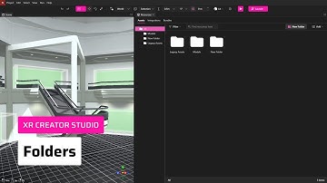 XR Creator Studio | Folders