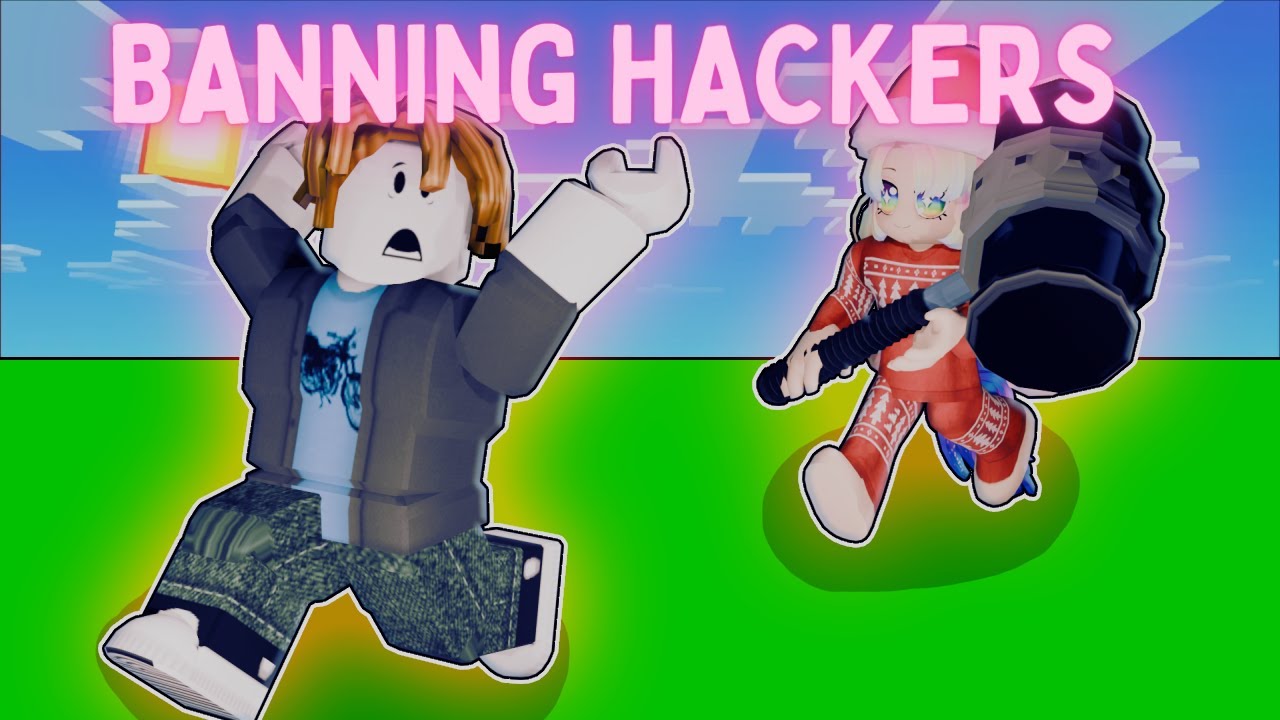 BANNING HACKERS in Roblox BedWars 