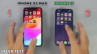 iPhone 15 vs iPhone XS Max | Speedtest & Camera Comparison