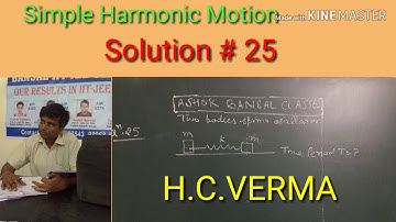 Solution # 25 /Two bodies spring Oscillator/  Simple Harmonic Motion/ H.C.VERMA/IIT JEE