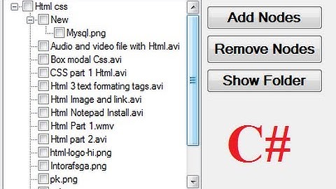 C# Tutorial 73: How to populate TreeView with file system directory structure