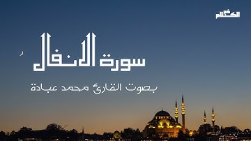 سورة الأنفال بصوت القارئ محمد عبادة #خير_الكلام #قرآن #قران_كريم #تراتيل_قرانية  #تراتيل