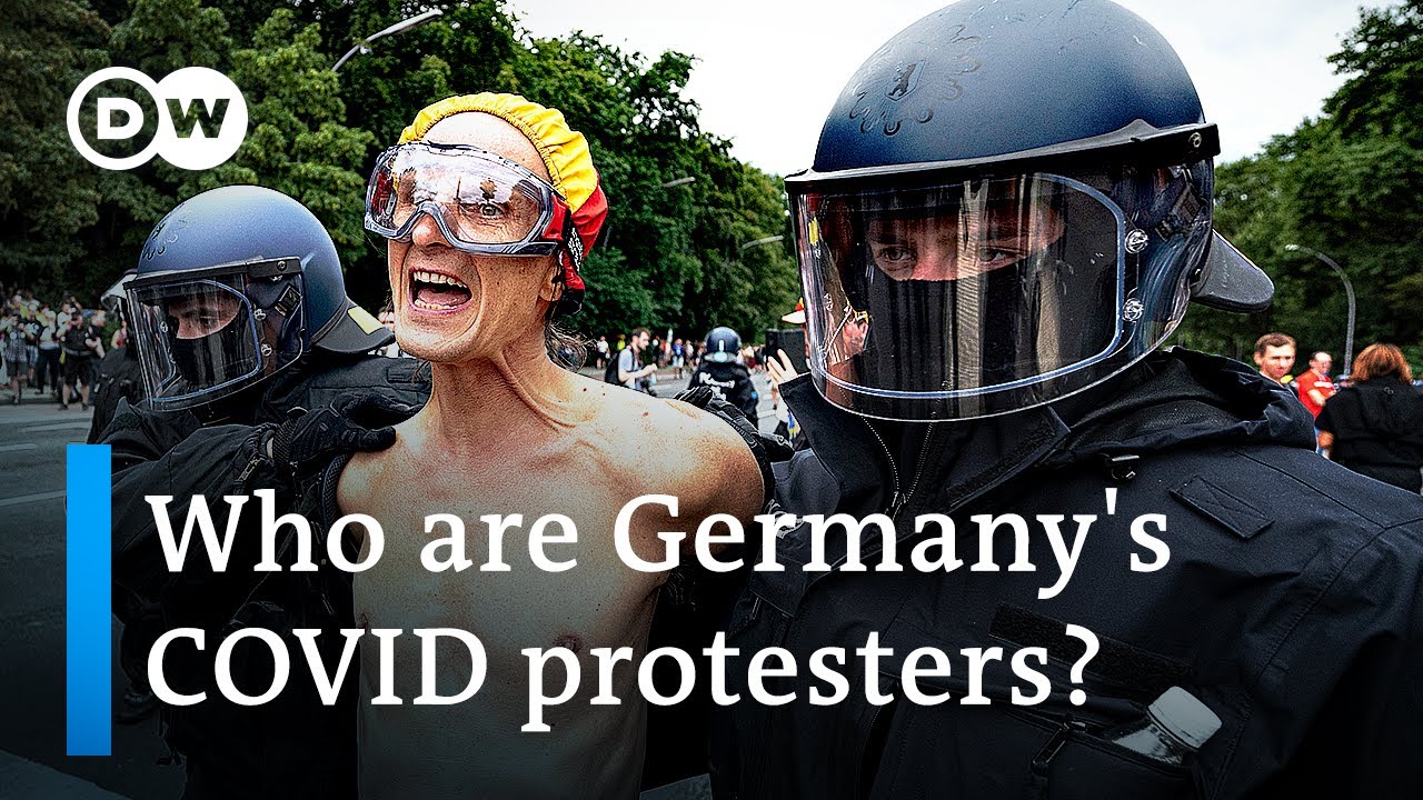 Best photo of the week: Underwear face mask at a German anti-lockdown  protest.