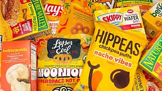 NEW YELLOW ORANGE SNACKS Review: Lay's Bacon Grilled Cheese, Nature Valley, Skippy Bars, Takis Stix