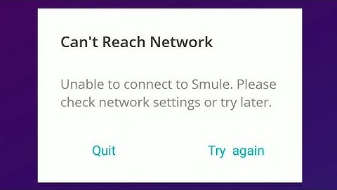 Unable To Connect To Smule | Unable To Connect To Smule Code 50 | Smule App Not Working