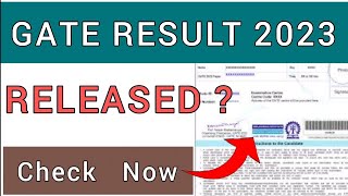 Gate Result 2023 | How To Check Gate Result 2023