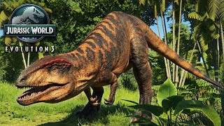 NEW ! Carcharodontosaurus Remake Showcase (Update 1.5) - Jurassic World Evolution 3