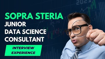 Interview Experience: Junior Data Science Consultant at Sopra Steria