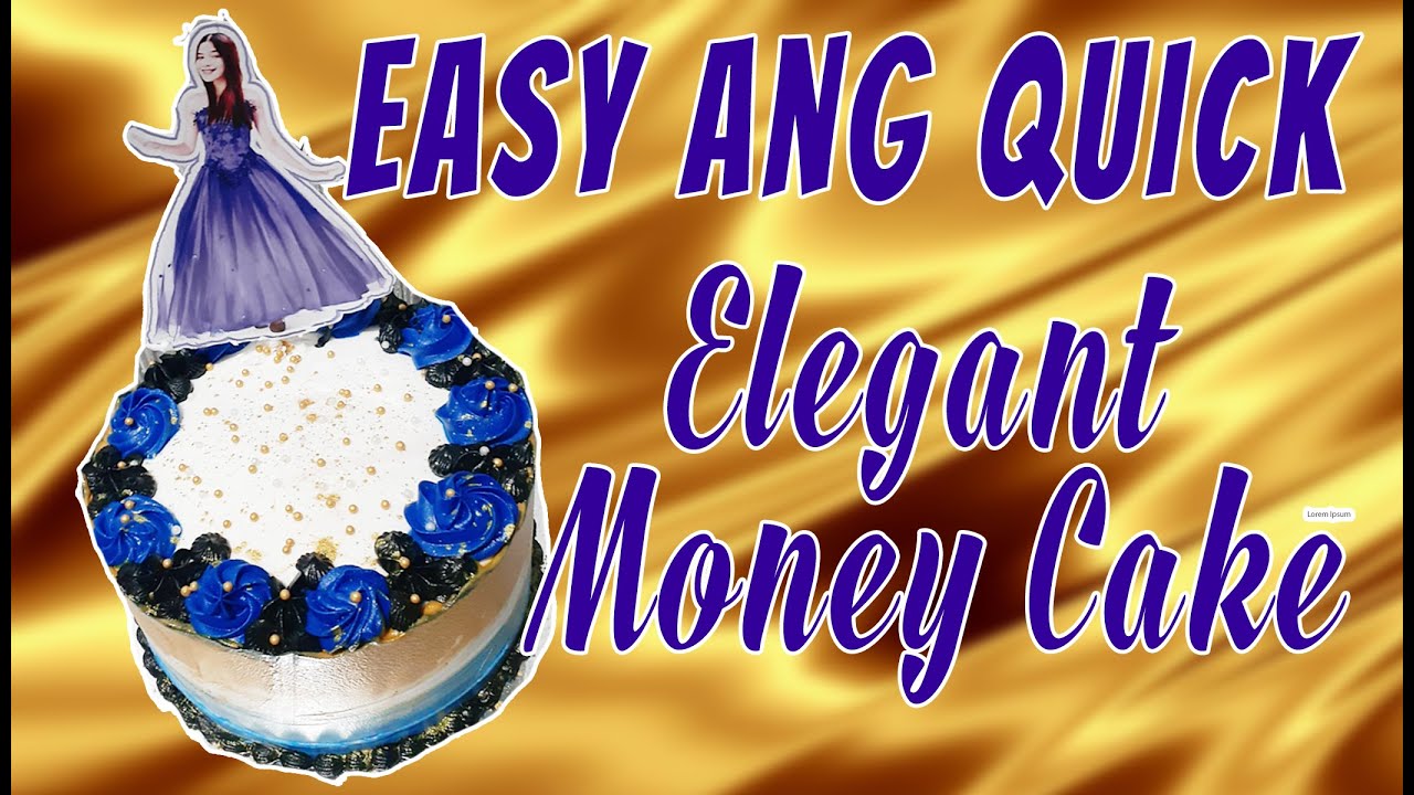 EASY & QUICK ELEGANT DESIGN - MONEY CAKE I Ka- Favored