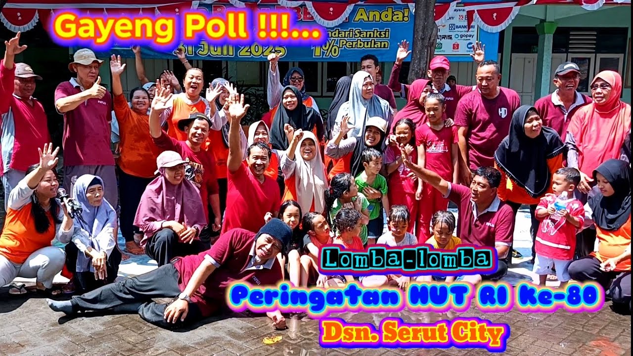 KEMERIAHAN LOMBA HUT RI KE-80 