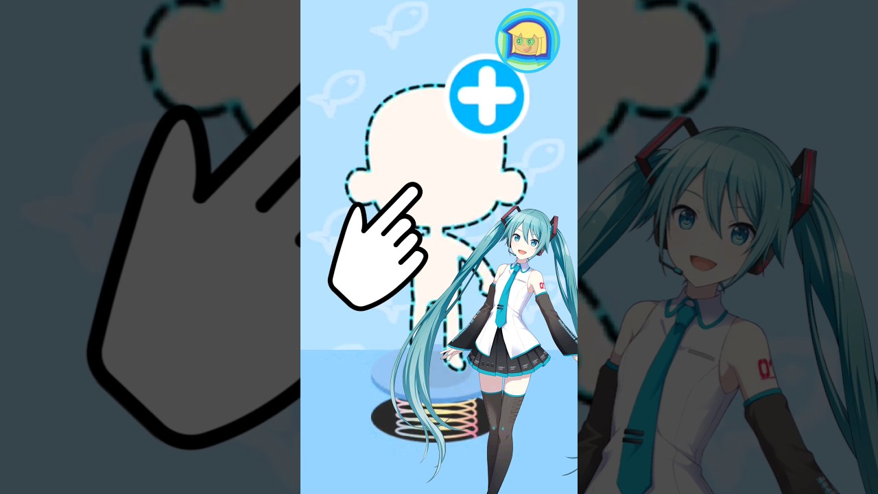 Miku in BonBon Life World 💜🩵💙💚 