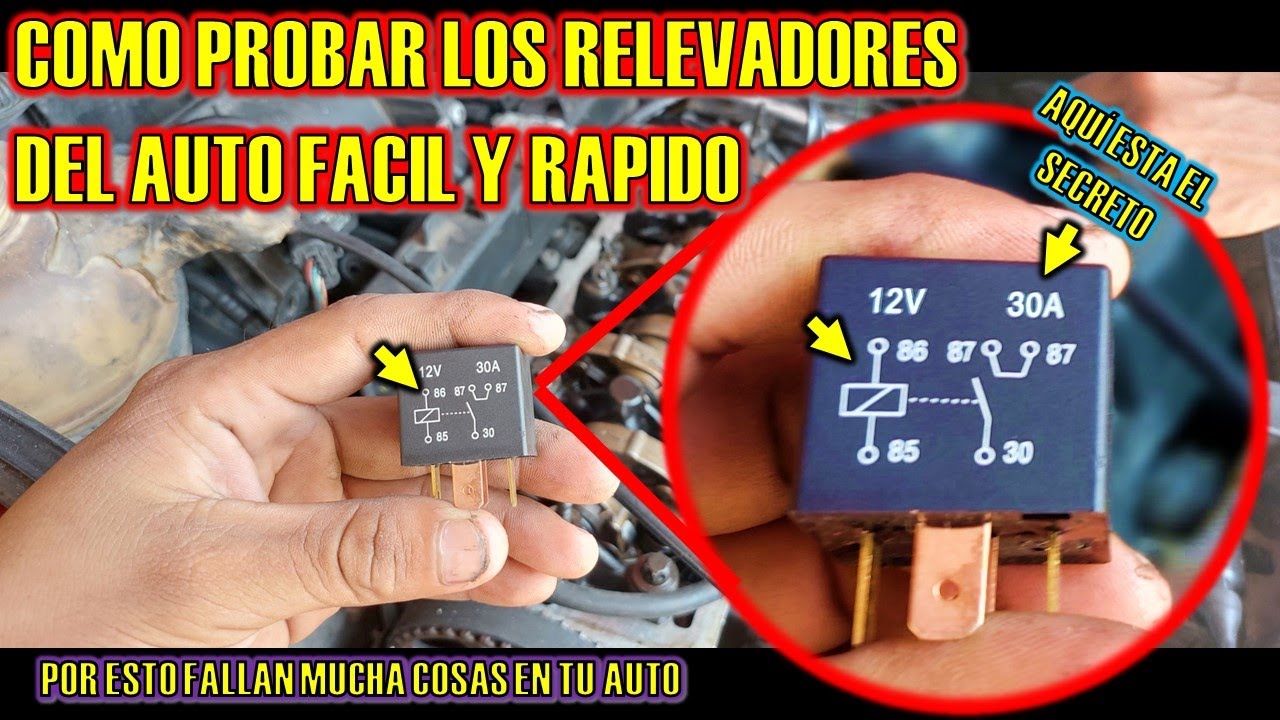 Como probar los relevadores del auto - como testear los reles de un ...