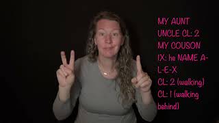 American Sign Language 2A Unit 02 Lesson 2 (absent referents) Guide