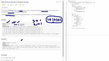 2244. Minimum Rounds to Complete All Tasks | Python | Array