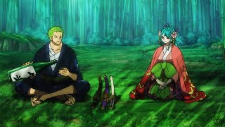 Zoro's gives a final message to Hiyori 😍 |  'Enma is mine'  🤡😤