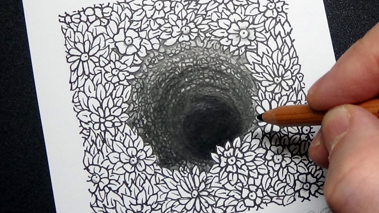 3Д рисунок дыра