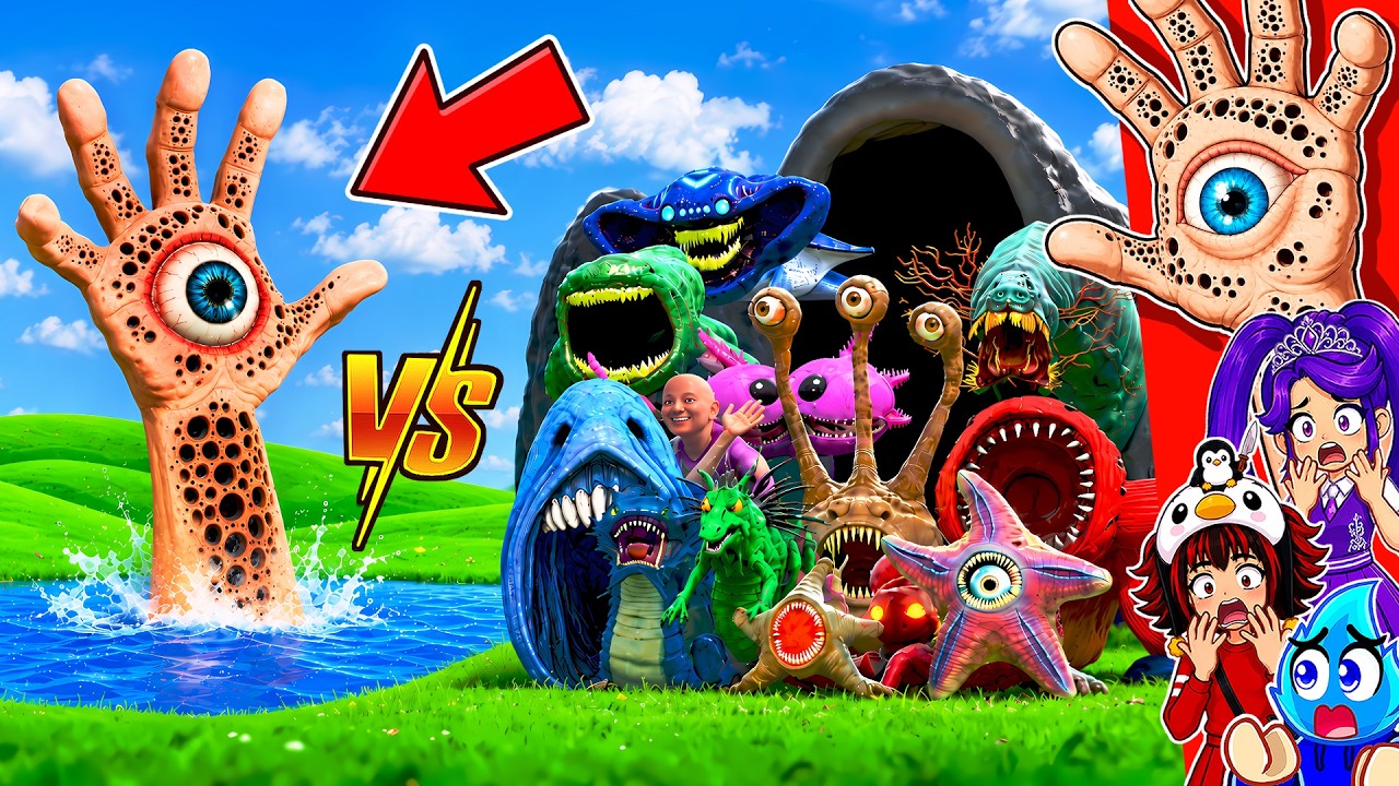 THE LIVING HAND VS ALL SEA MONSTERS in GMOD..?!