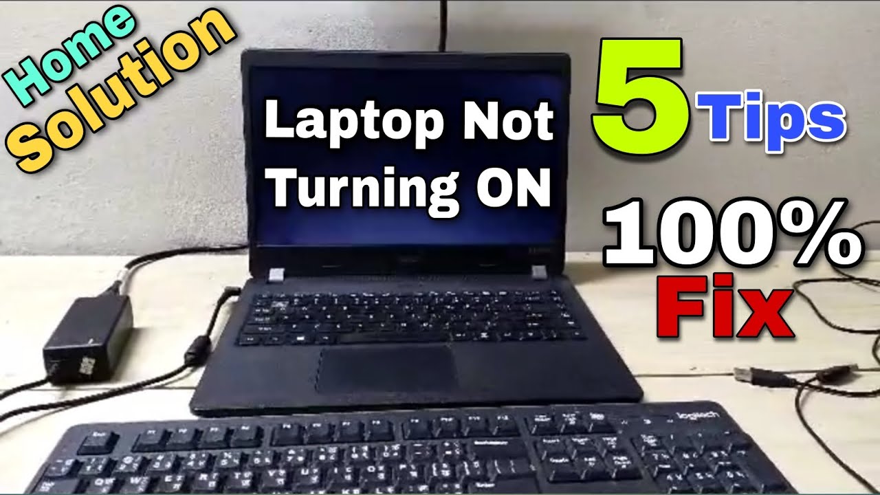 Laptop Not Turning on || 5 Tips Easy to Fix || laptop on nehi ho raha ...