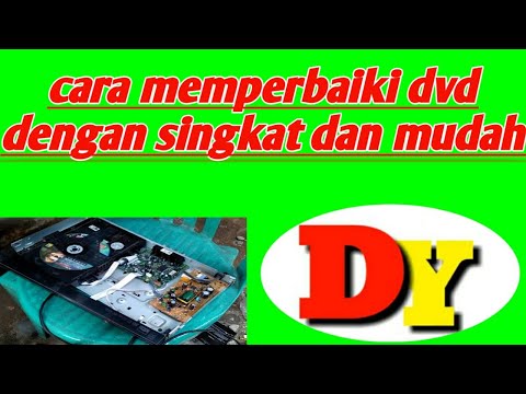 Video: Cara Memperbaiki DVD Yang Rusak Damaged