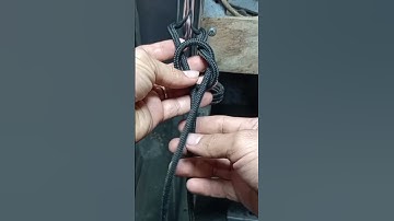 #diy, cách thắt nút dây đơn giản chắc chắn và dễ tháo nhất