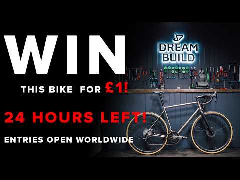 LAST CHANCE to WIN this Titanium road bike for ONLY £1! 24 hours left!