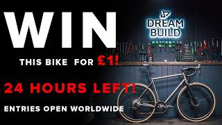 LAST CHANCE to WIN this Titanium road bike for ONLY £1! 24 hours left!