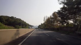 Highway Driving  Seoul to Buangun in Korea (No Talking, No Music)