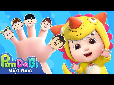 Gia đình khủng long nhỏ | Những ngon tay | Play & Learn | Nhạc thiếu nhi vui nhộn | Super Pandobi