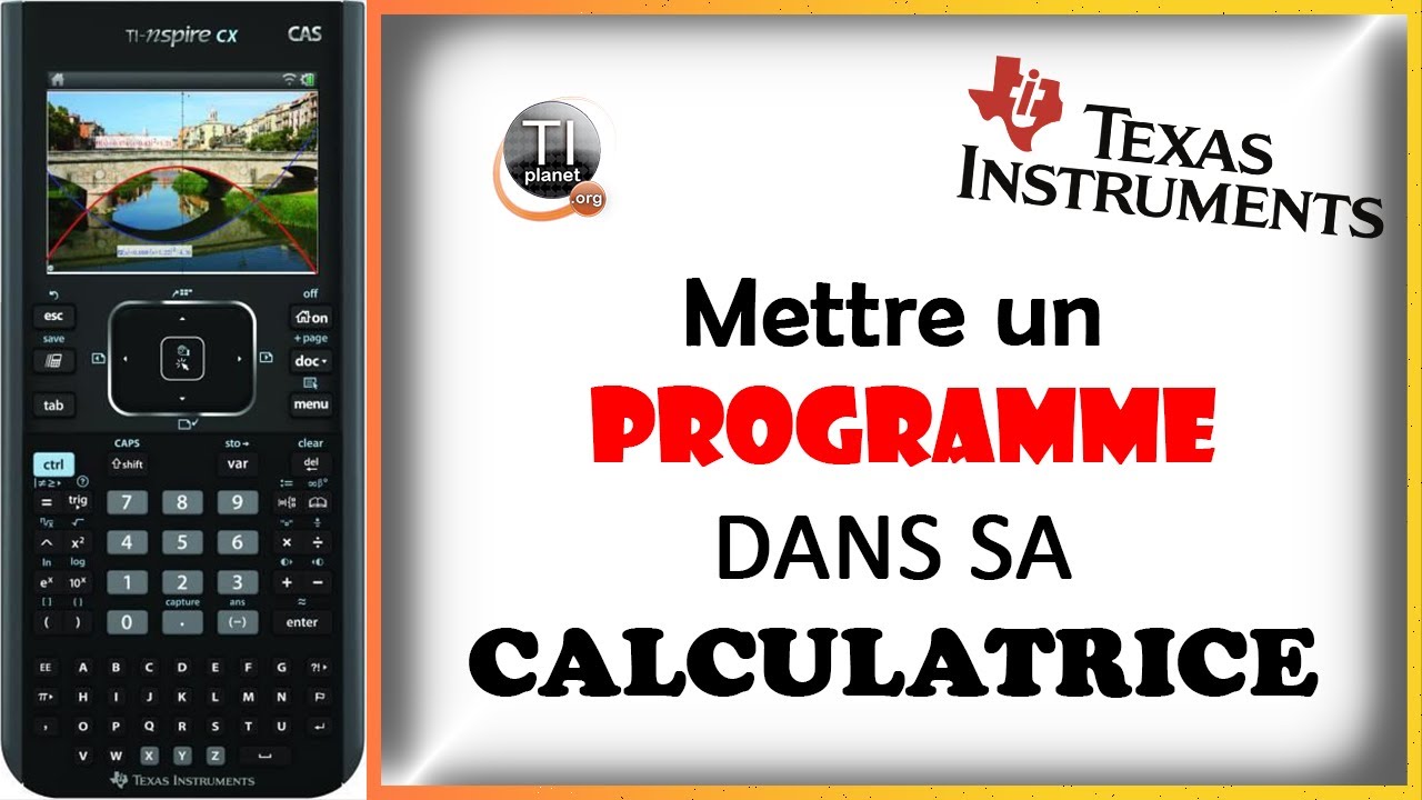 Tuto | Comment mettre un programme sur sa calculatrice (TI NSPIRE) - YouTube
