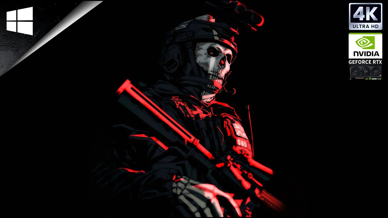 Ghost Team Immersive Ultra Graphics [4K 60FPS UHD] Call of Duty MW2 ...
